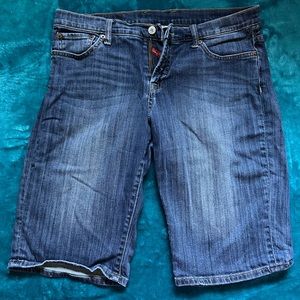 Vintage Lucky Brand Easy Rider Bermuda Jean Shorts 14/32.